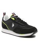 US Polo ASSN Pantofi sport barbati - 302823697 - Textil - Negru - Negru