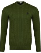 US Polo ASSN Pulover barbati Polo Bumbac - Verde - Verde