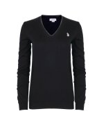 US Polo ASSN Pulover dama MIA 373 - U.S Polo Assn - Bumbac/Casmir - Negru