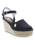 US Polo ASSN Sandale dama - 302822201 - Textil - Negru - Negru