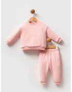 US Polo ASSN Set de bluza de trening si pantaloni de trening - Roz somon