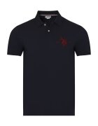 US Polo ASSN Tricou polo pentru barbati SALK - Albastru inchis