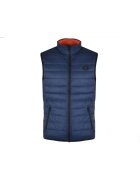 US Polo ASSN Vesta barbati - model 61195-46019-575 - albastru marin/portocaliu - 100% nailon - croiala regulara