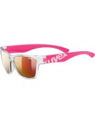 Uvex Ochelari sportstyle 508 clear pink/mir.red