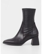 Vagabond Shoemakers Botine de piele cu varf patrat - Negru