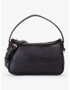 Valentino Bags Geanta de piele ecologica cu bareta de umar si logo in relief - Negru