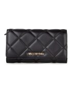 Valentino Bags Portofel matlasat de piele ecologica - Negru
