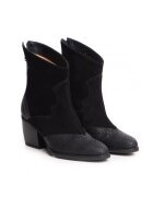 Vanilla Ciocate Selene din piele naturala neagra si piele intoarsa neagra