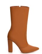 Vanilla Cizme Teo piele naturala de culoare maro