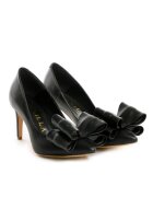 Vanilla Pantofi Stiletto cu toc subtire Sophie - piele naturala - negri