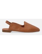 Venezia Balerini din piele cu bareta slingback