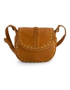 Venezia Geanta crossbody din piele naturala cu nituri