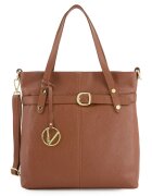Venezia Geanta de umar model Shopper - piele naturala - maro - 32x30x10cm - curea detasabila 114cm
