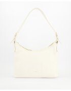 Venezia Geanta de umar - piele naturala - alb - 26x37x12cm - 3 buzunare interioare