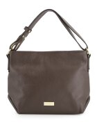 Venezia Geanta de umar - piele naturala - maro - 34x25x13cm - lungime curea 88cm