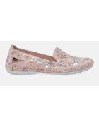 Venezia Mocasini de piele nabuc cu aspect ajurat
