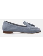 Venezia Pantofi Loafer din piele intoarsa si ciucuri
