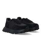 Venezia Pantofi sport cu insertii din piele intoarsa si talpa wedge