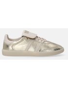 Venezia Pantofi sport de piele cu aspect metalizat si elemente decorative