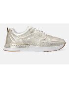 Venezia Pantofi sport din piele cu aspect metalizat