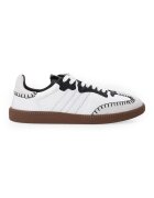 Venezia Pantofi sport din piele cu cusaturi contrastante - Alb