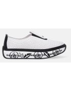 Venezia Pantofi sport slip-on din piele cu design perforat