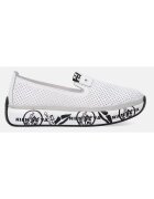 Venezia Pantofi sport slip-on din piele cu perforatii decorative