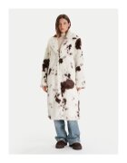 Vero Moda Palton dama - bej - blana artificiala