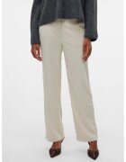 Vero Moda Pantaloni drepti din reiat - Bej