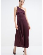 Vero Moda Rochie cu decolteu pe un umar Mollie - Violet tyrian