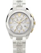 Versace Ceas dama model Chrono - bratara metalica - 40mm - 5 ATM - argintiu