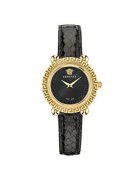 Versace Ceas de dama Guess - carcasa de 35 mm - curea din Piele naturala rezistenta la apa 3 ATM - VE6I00323