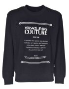 Versace Jeans Bluza barbati - Bumbac - Negru/Alb - Negru