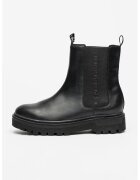 Versace Jeans Couture Ghete Chelsea de piele - Negru