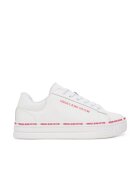 Versace Jeans Couture Tenisi dama 79VA3SK5 - piele naturala - alb/roz