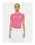 Versace Jeans Couture Tricou de dama roz - bumbac