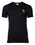 Versace Tricou de casa cu decolteu la baza gatului si logo