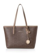 Vince Camuto Geanta shopper cu model monograma - Maro inchis/Maro
