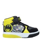 Warner Bros Pantofi sport cu insertii de piele ecologica Batman - Negru/Galben pai