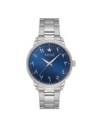 Wesse Ceas barbatesc model carcasa 41x46mm - curea din otel - metalica - mecanism quartz - rezistenta la apa 5 ATM