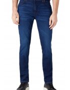 Wrangler Blugi barbatesti Larston - bumbac/poliester/elastan - albastru inchis
