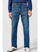 Wrangler Blugi barbati Frontier - relaxati - albastru inchis - bumbac - elastici