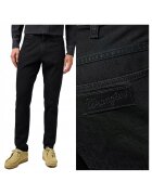 Wrangler Blugi Barbati - River - Regular Fit - Talie Inalta - Fermoar - Lungi - 5 Buzunare - Bumbac - W33-L34 US - Negru