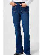 Wrangler Blugi dama 112356623 - Bumbac - Albastru