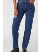Wrangler Blugi dama bumbac/elastan - albastru inchis -