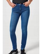 Wrangler Blugi dama - HIGH SKINNY - talie inalta - albastru - bumbac -