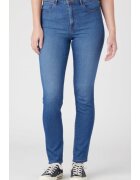 Wrangler Blugi skinny dama bumbac/elastan - albastru -