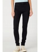 Wrangler Blugi skinny negri - talie inalta - pentru femei