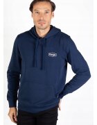Wrangler Hanorac barbati croiala clasica - doua buzunare - bleumarin - bumbac cu poliester