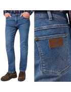 Wrangler Larston Slim albastru închis - Albastru